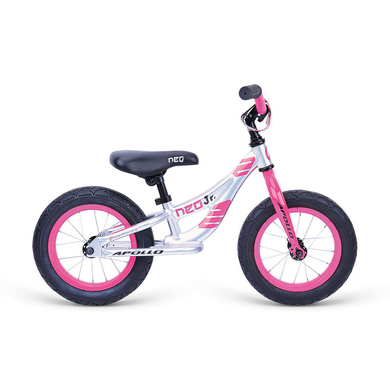 Neo Jr Girls Bike (Silver / Pink / White)