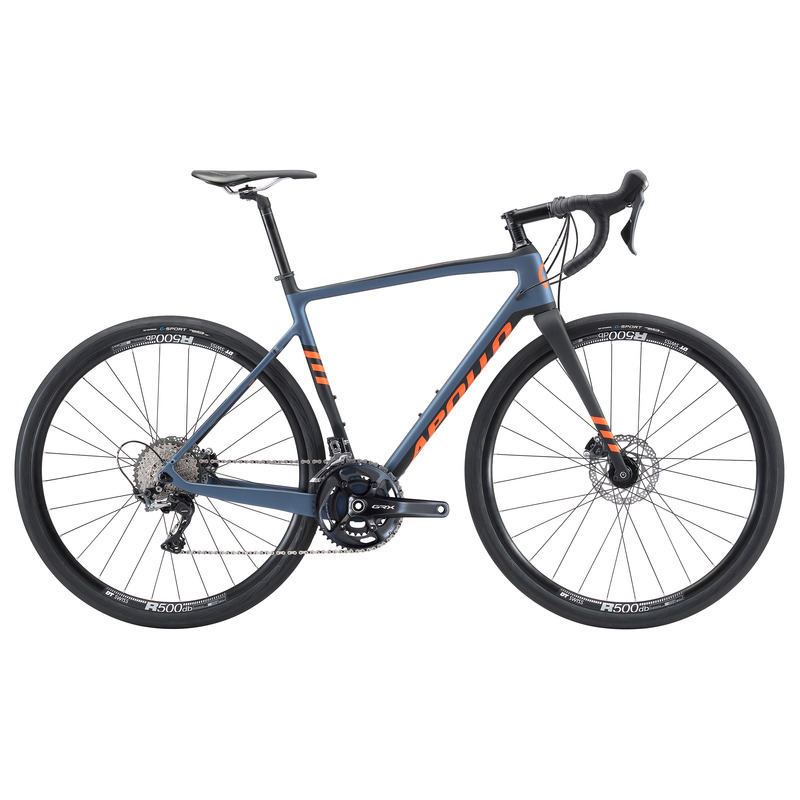 Apollo Scout 30 Gravel Bike (Matte Slate / Black / Orange)