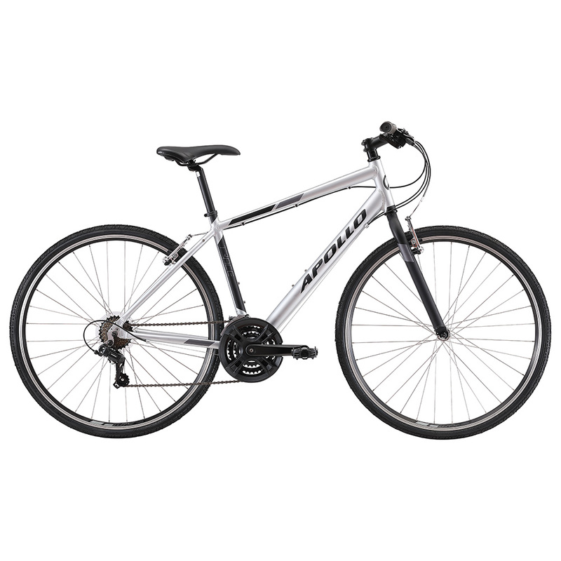 Apollo Trace 10 - Urban Bike (Matte Silver / Black)