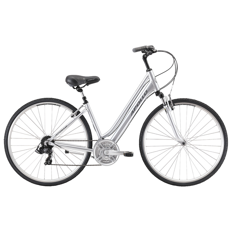 Apollo Shoreline WS - Womens Comfort Bike (Gloss Silver)