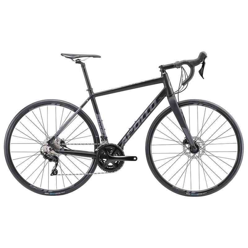 Apollo Giro 40  - Road Bike (Matte Black/Charcoal)