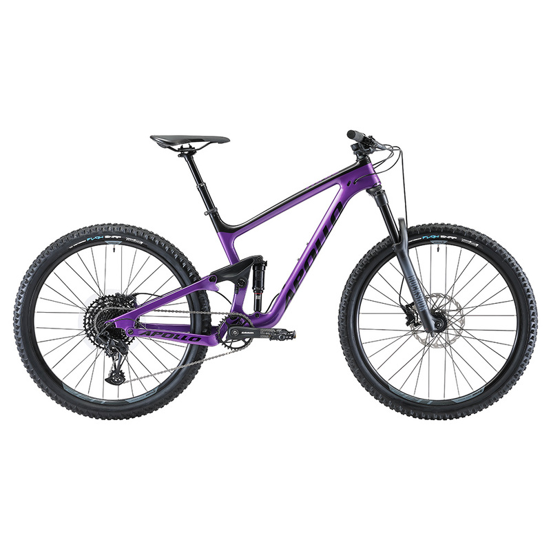 Apollo Trail D 20 - Dual Suspension Trail MTB (Gloss Purple / Black)