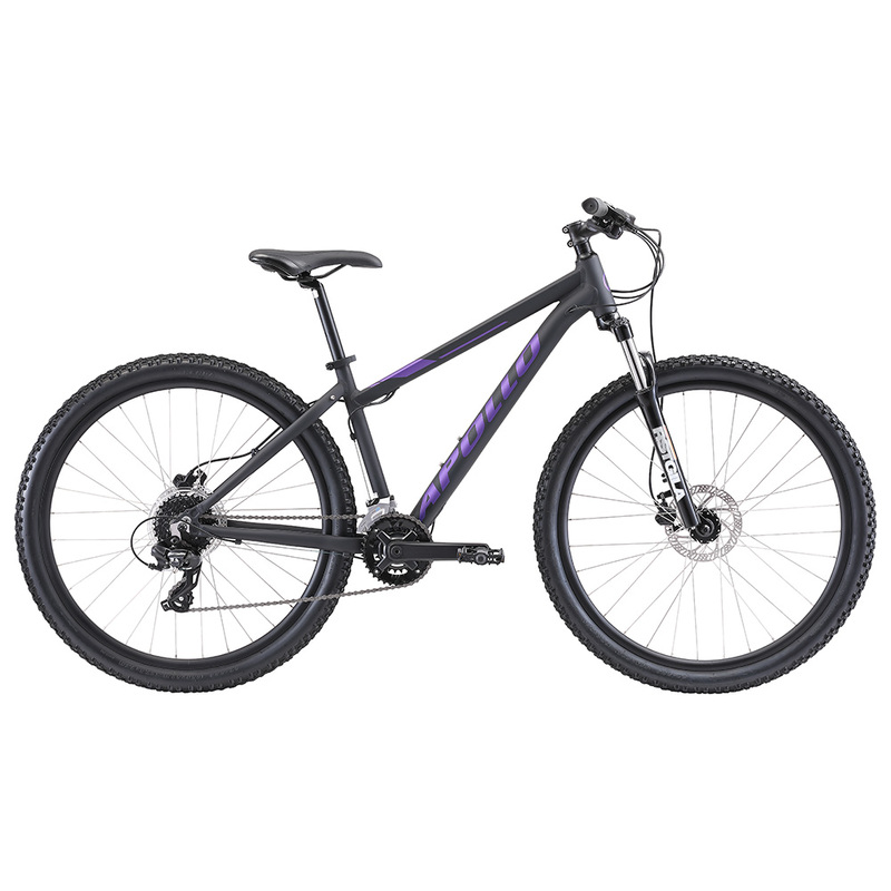 Apollo Aspire 30 WS - Womens 27.5" Recreational MTB (Matte Black / Purple)