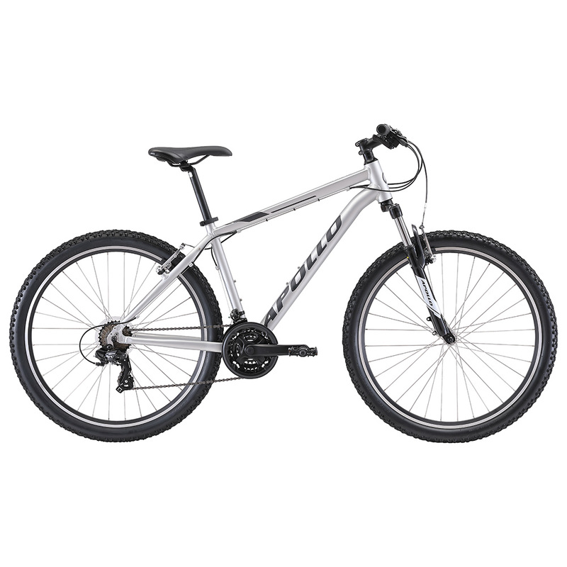 Apollo Aspire 10 - 27.5" Recreational MTB (Matte Silver / Charcoal)