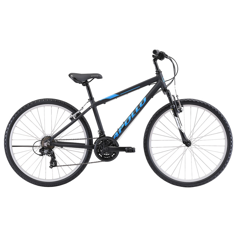 Apollo Summit 10 - 26" Recreational MTB (Matte Black / Blue)