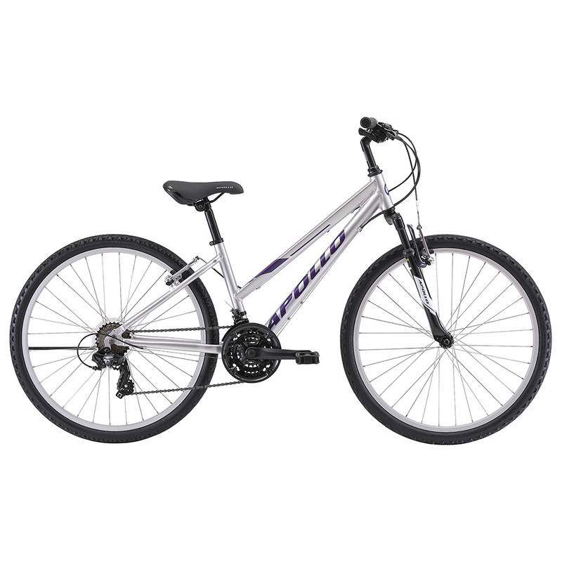 Apollo Summit 10 WS - Womens 26" Recreational MTB (Gloss Silver / Purple)