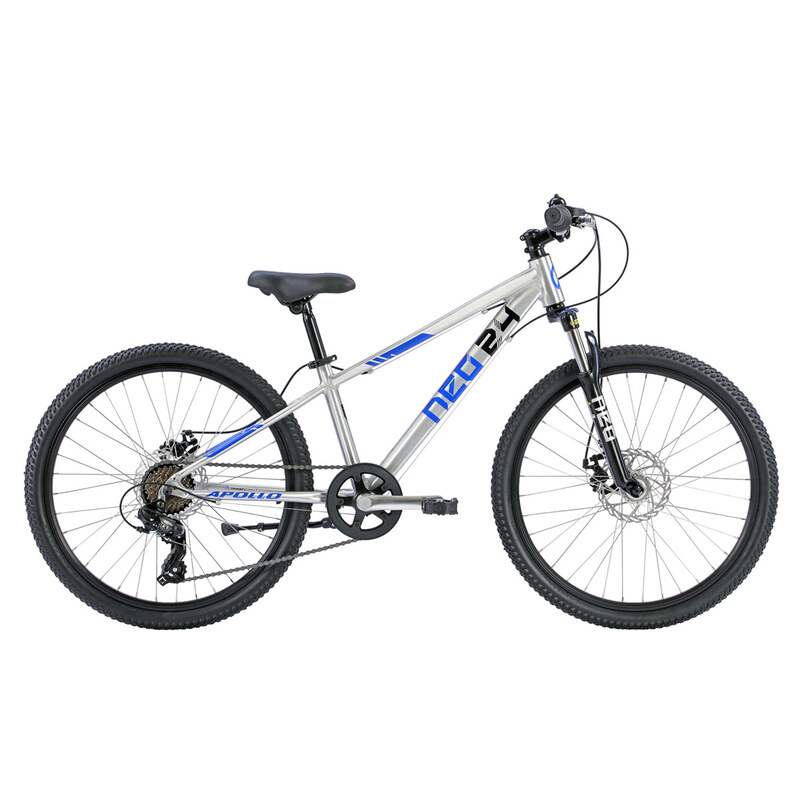 Neo Disc+ 24 7s Boy's (Brushed Alloy / Blue / Black)