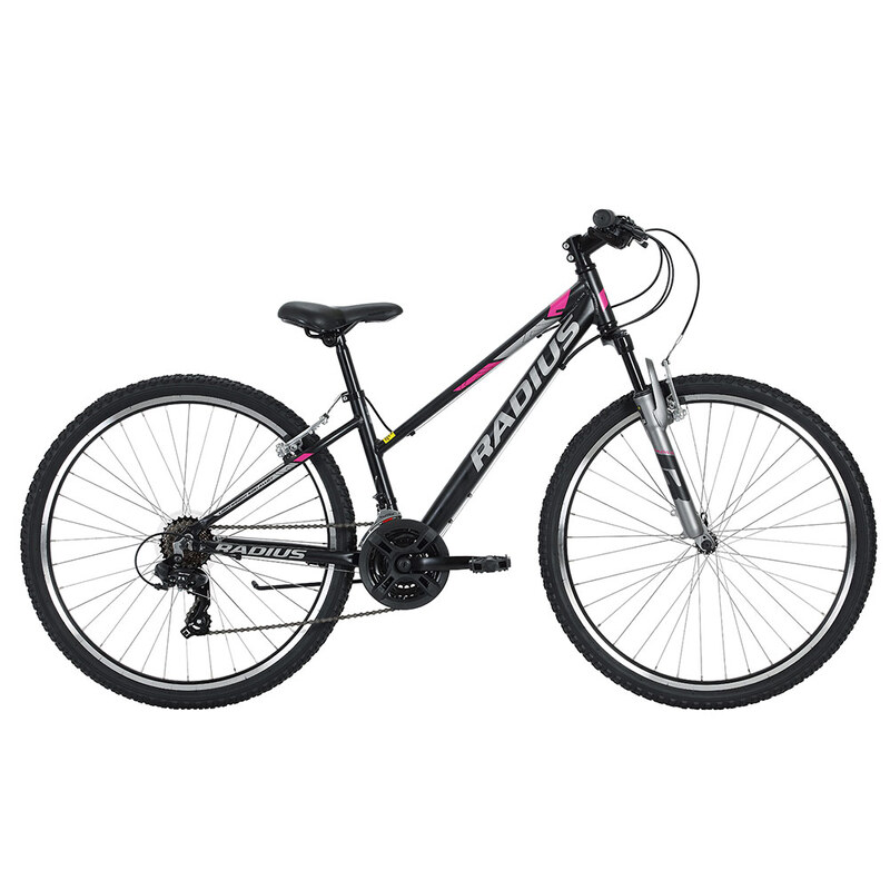 Radius Nova 20 Recreational MTB (Matte Black / Chrome / Pearl Pink)