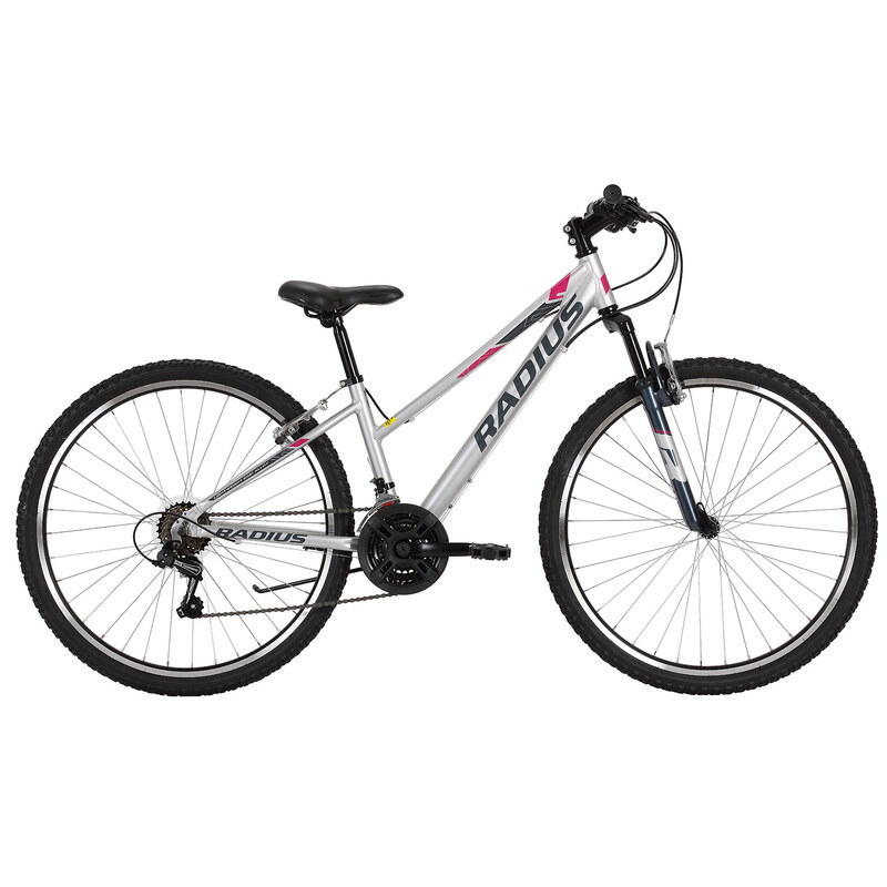 Radius Nova 10 Recreational MTB (Gloss Chrome / Charcoal / Pink)