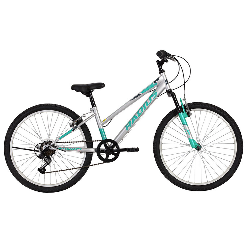 Radius Lynx 24" Youth Bicycle (Gloss Chrome / Turquoise / Charcoal)