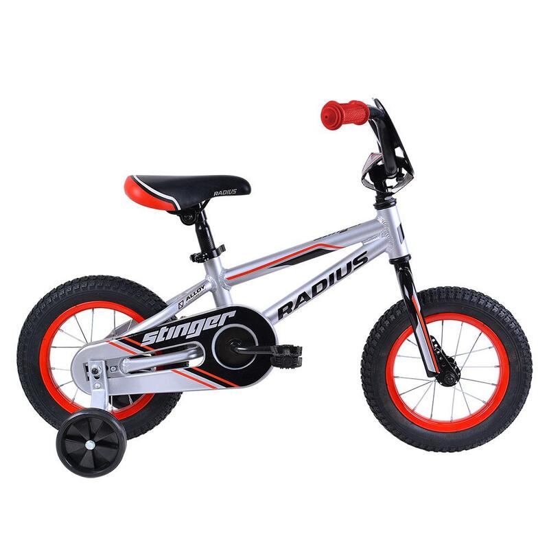 Radius Stinger  12" Juvenile Bicycle (Gloss Chrome / Black / Red)