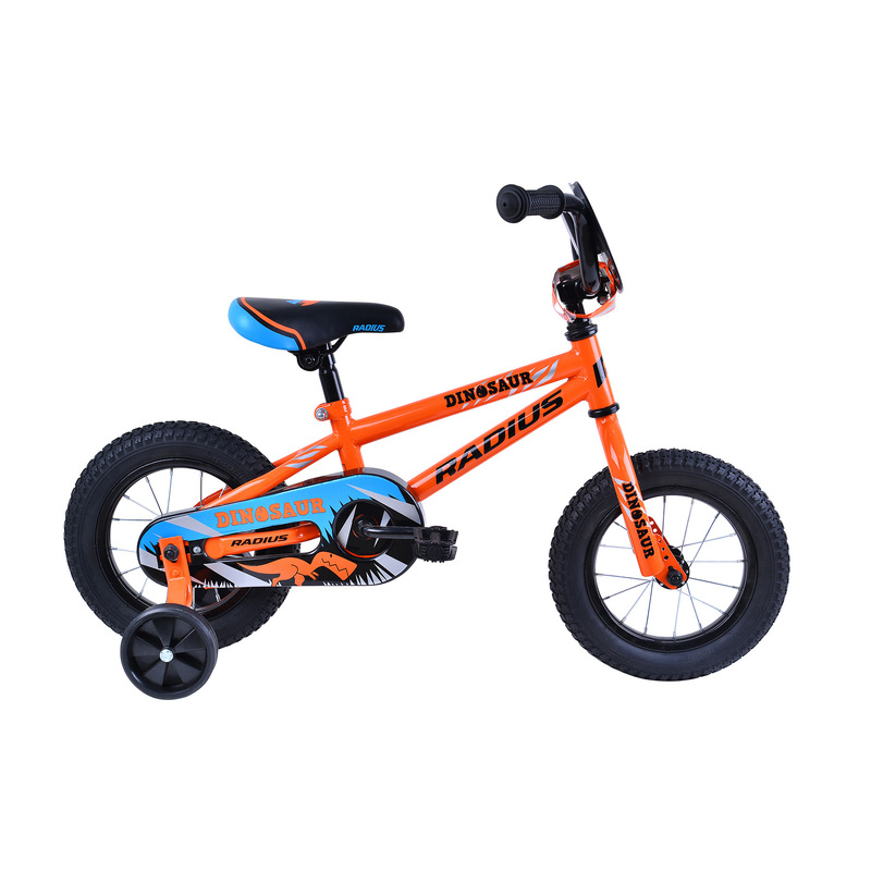 Radius Dinosaur 12" Juvenile Bicycle (Gloss Orange / Blue / Black)