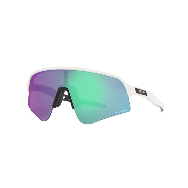 Oakley Sutro Lite Sweep Cycling Glasses (Matte White / Prizm Road Jade)