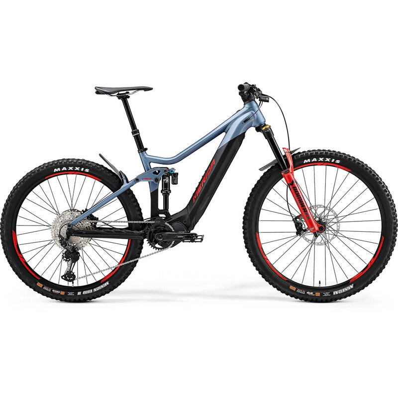 Merida eONE-SIXTY 700 E-MTB Matt Steel Blue/Black (Red)