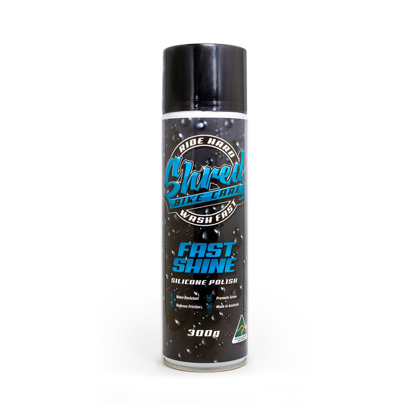 Shred Fast Shine Silicone Polish Aerosol - 300g