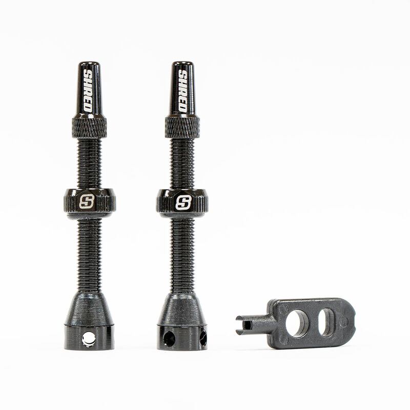 Shred Tubeless Valves Set - 50mm Black