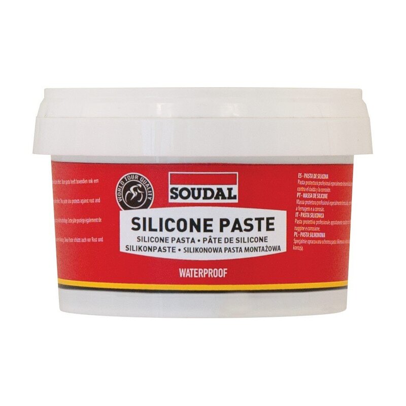 Soudal Silicone Paste (200ml Tub)