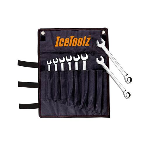 Icetoolz 8-15mm Ratchet Spanner Set